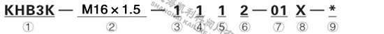 KHB3K(BK3)二位三通(tong)球閥型号說明
